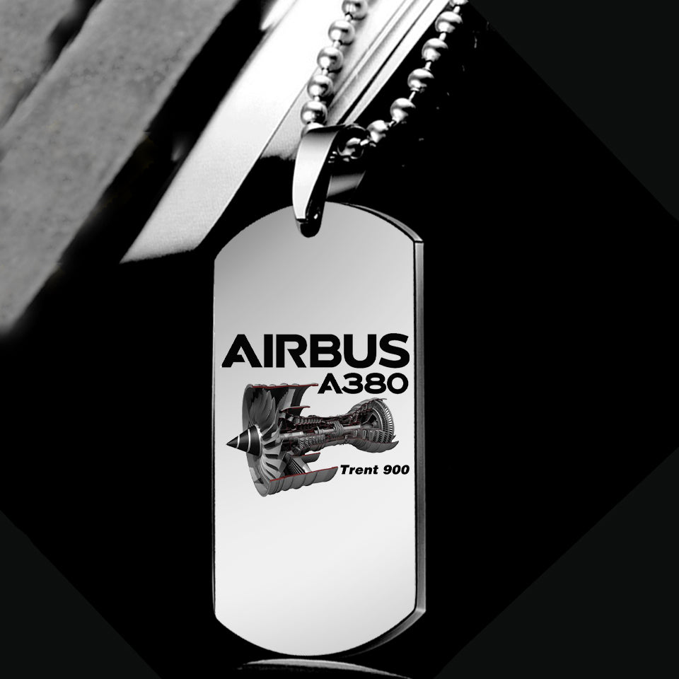 Airbus A380 & Trent 900 Engine Designed Metal Necklaces