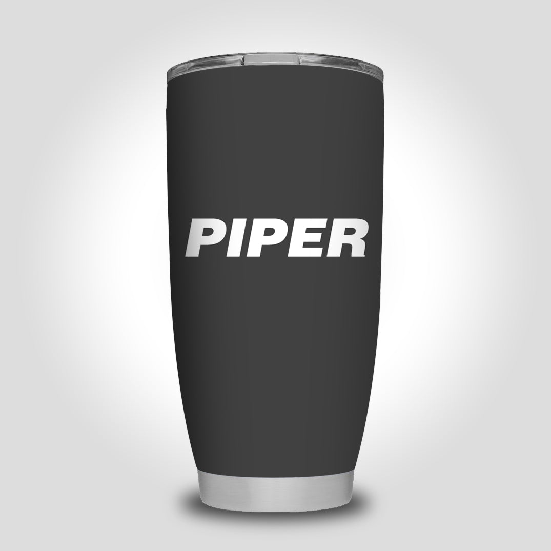 Piper & Text Designed Tumbler Travel Mugs