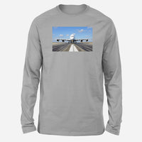 Thumbnail for Mighty Airbus A380 Designed Long-Sleeve T-Shirts