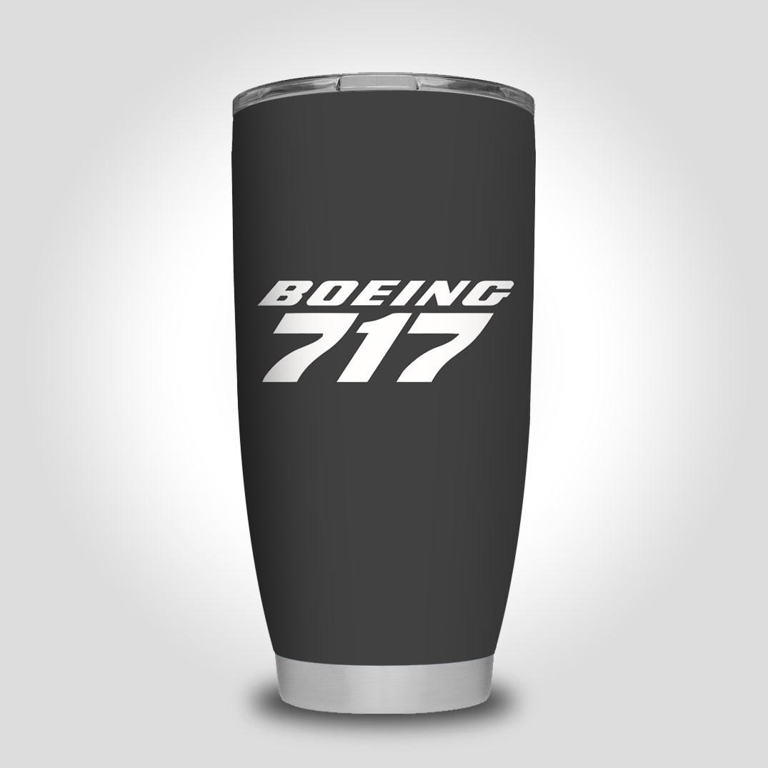Boeing 717 & Text Designed Tumbler Travel Mugs