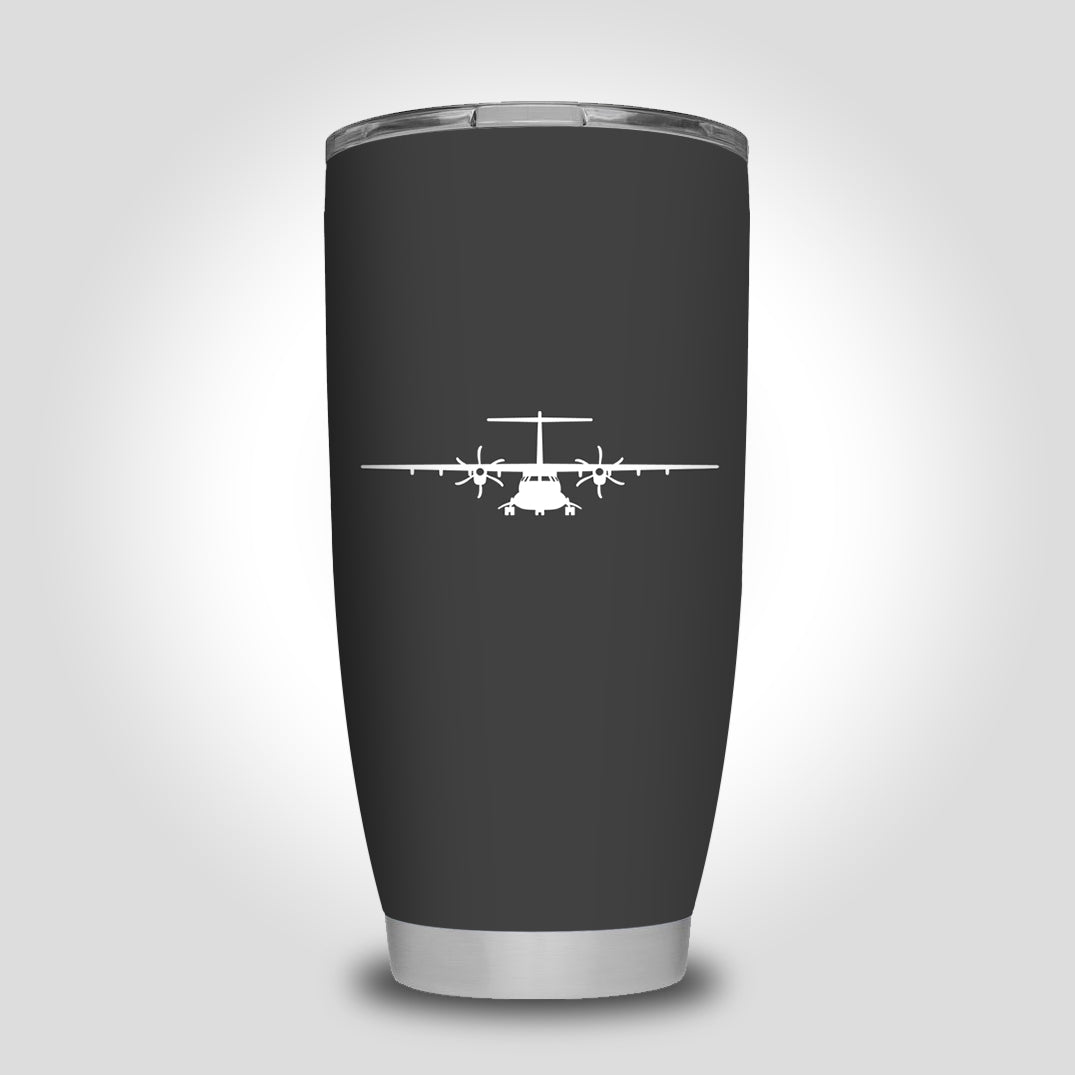 ATR-72 Silhouette Designed Tumbler Travel Mugs