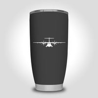 Thumbnail for ATR-72 Silhouette Designed Tumbler Travel Mugs