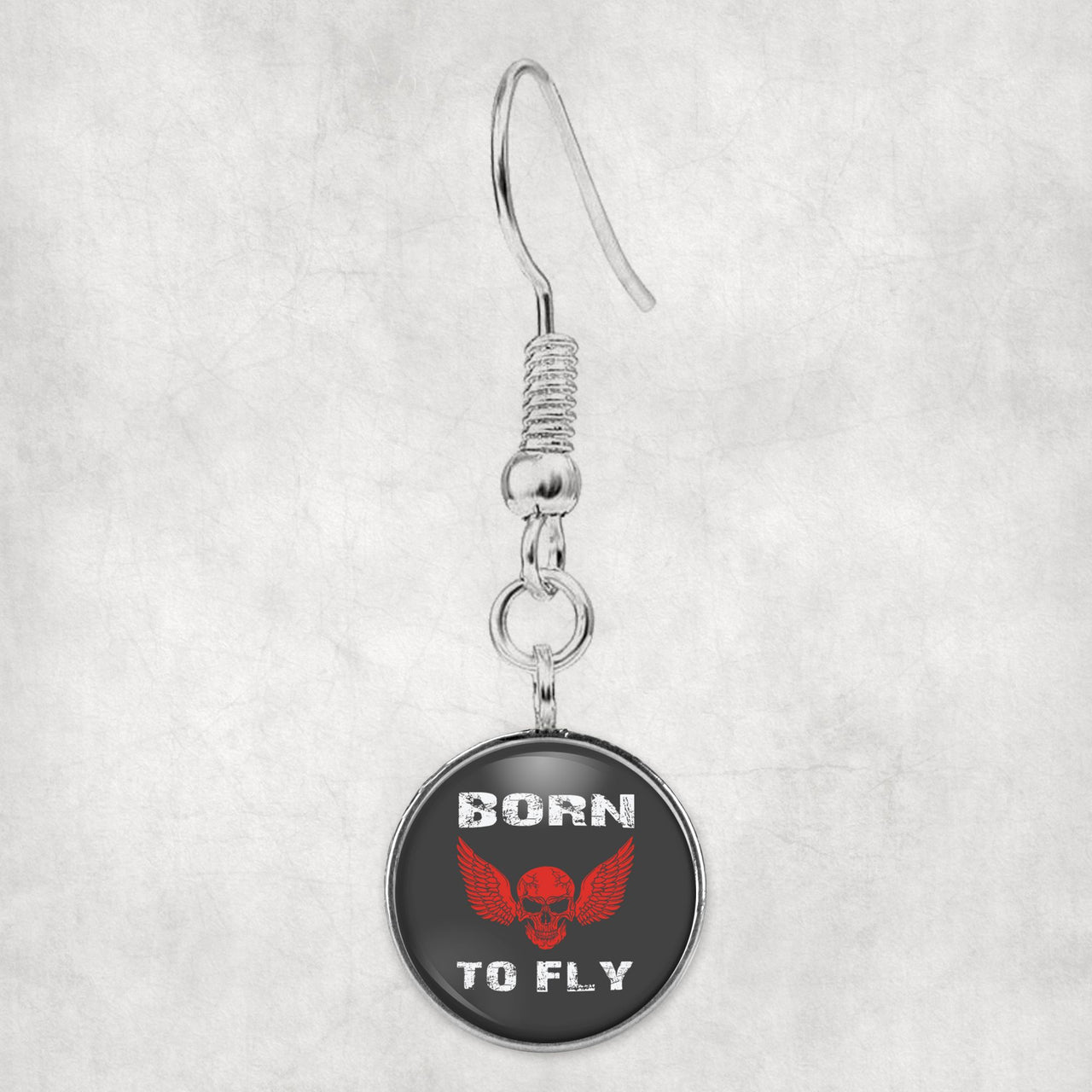 Born To Fly SKELETON Designed Earrings
