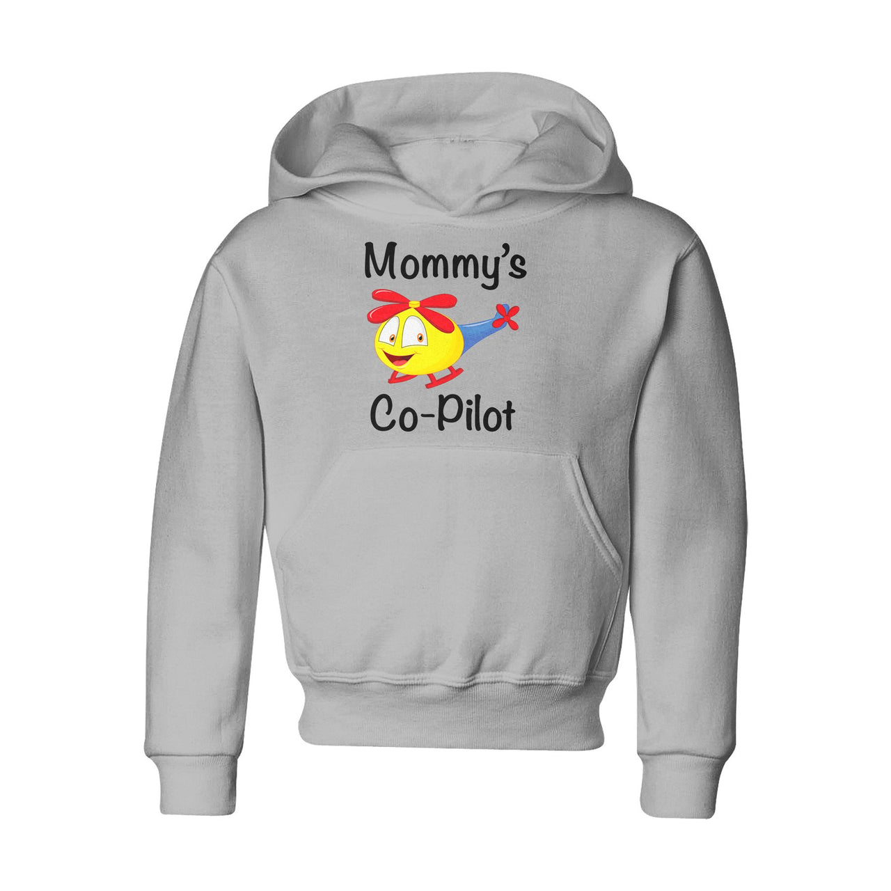 Mommy's Co-Pilot (Helicopter) Designed "CHILDREN" Hoodies