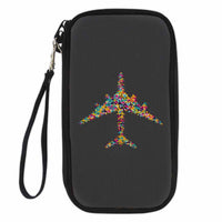 Thumbnail for Colourful Airplane Designed Travel Cases & Wallets
