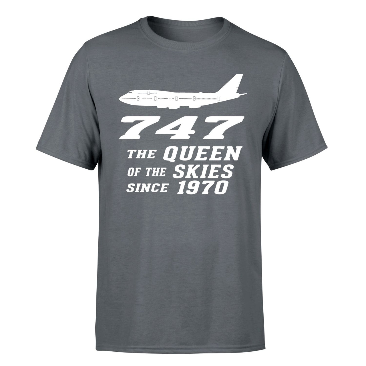 Boeing 747 - Queen of the Skies (2) Designed T-Shirts