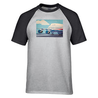 Thumbnail for Vintage Boeing 747 Designed Raglan T-Shirts