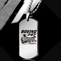 Thumbnail for Boeing 747 & PW4000-94 Engine Designed Metal Necklaces