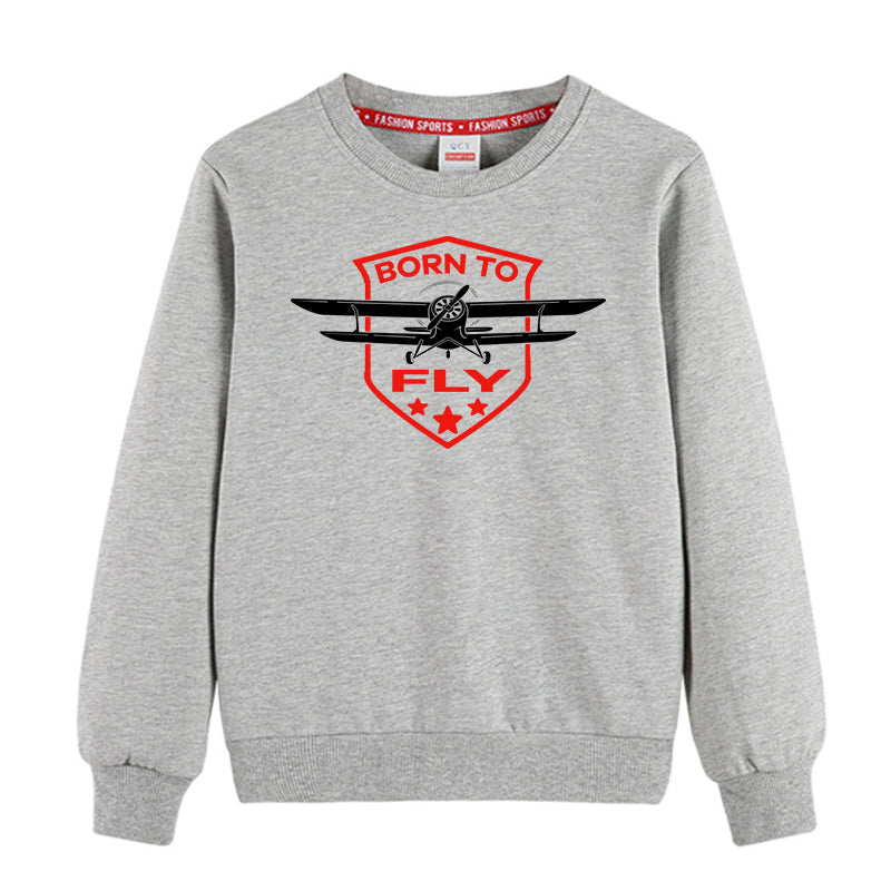 Born To Fly Designed Designed "CHILDREN" Sweatshirts