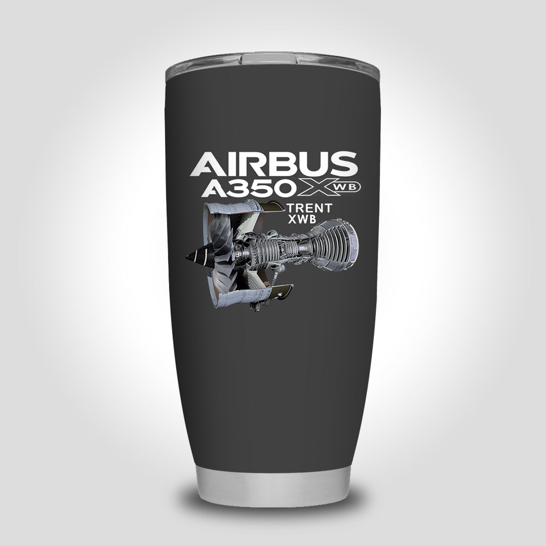 Airbus A350 & Trent Wxb Engine Designed Tumbler Travel Mugs