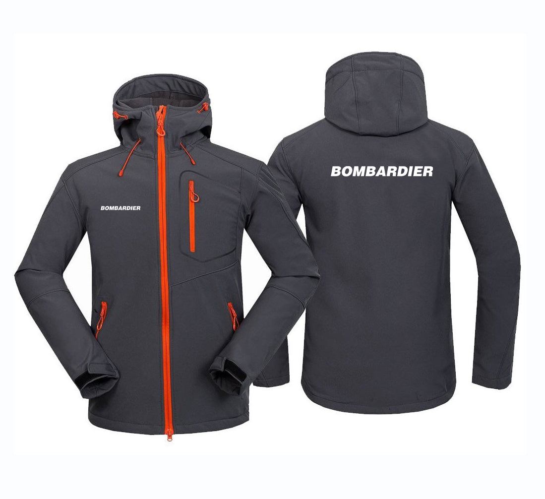 Bombardier & Text Polar Style Jackets