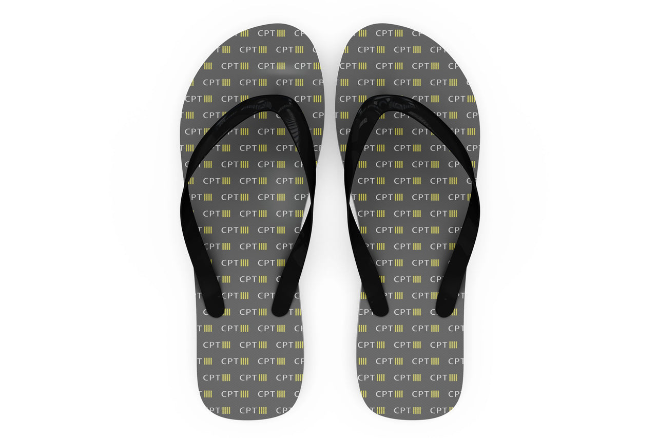 CPT & 4 Lines Designed Slippers (Flip Flops)