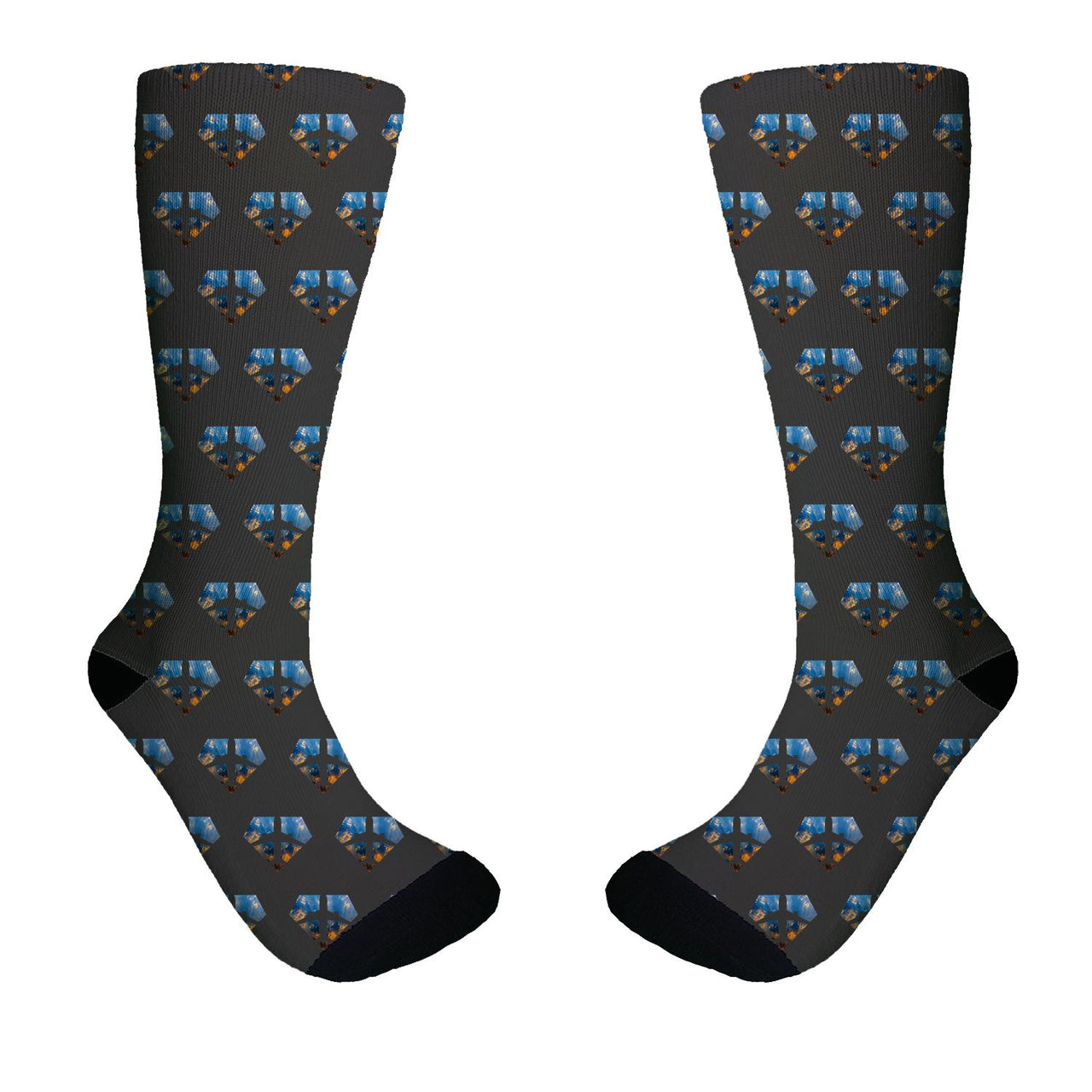 Supermen of The Skies (Sunrise) Designed Socks