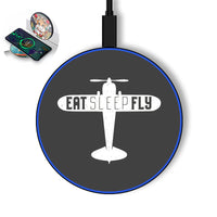 Thumbnail for Eat Sleep Fly & Propeller Designed Wireless Chargers