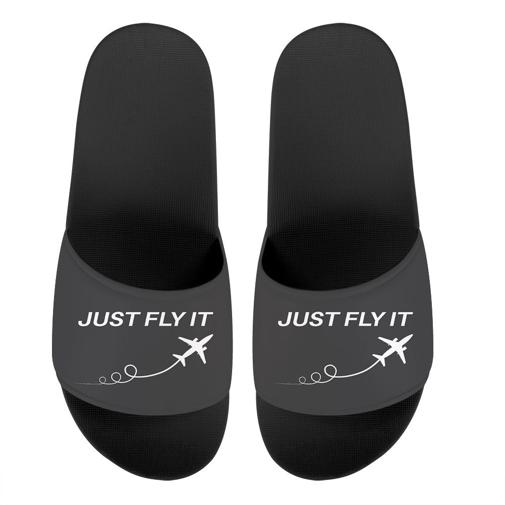Just Fly It Designed Sport Slippers