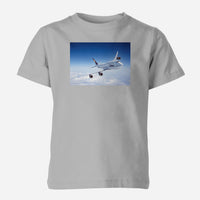 Thumbnail for Cruising Lufthansa's Boeing 747 Designed Children T-Shirts