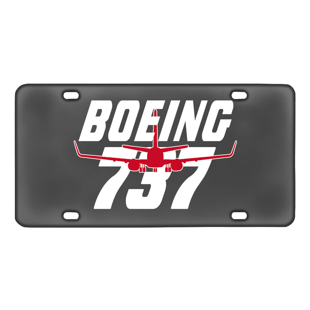 Amazing Boeing 737 Designed Metal (License) Plates