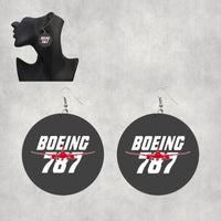 Thumbnail for Amazing Boeing 787 Designed Wooden Drop Earrings