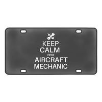 Thumbnail for Aircraft Mechanic Metal License Plate - view 4