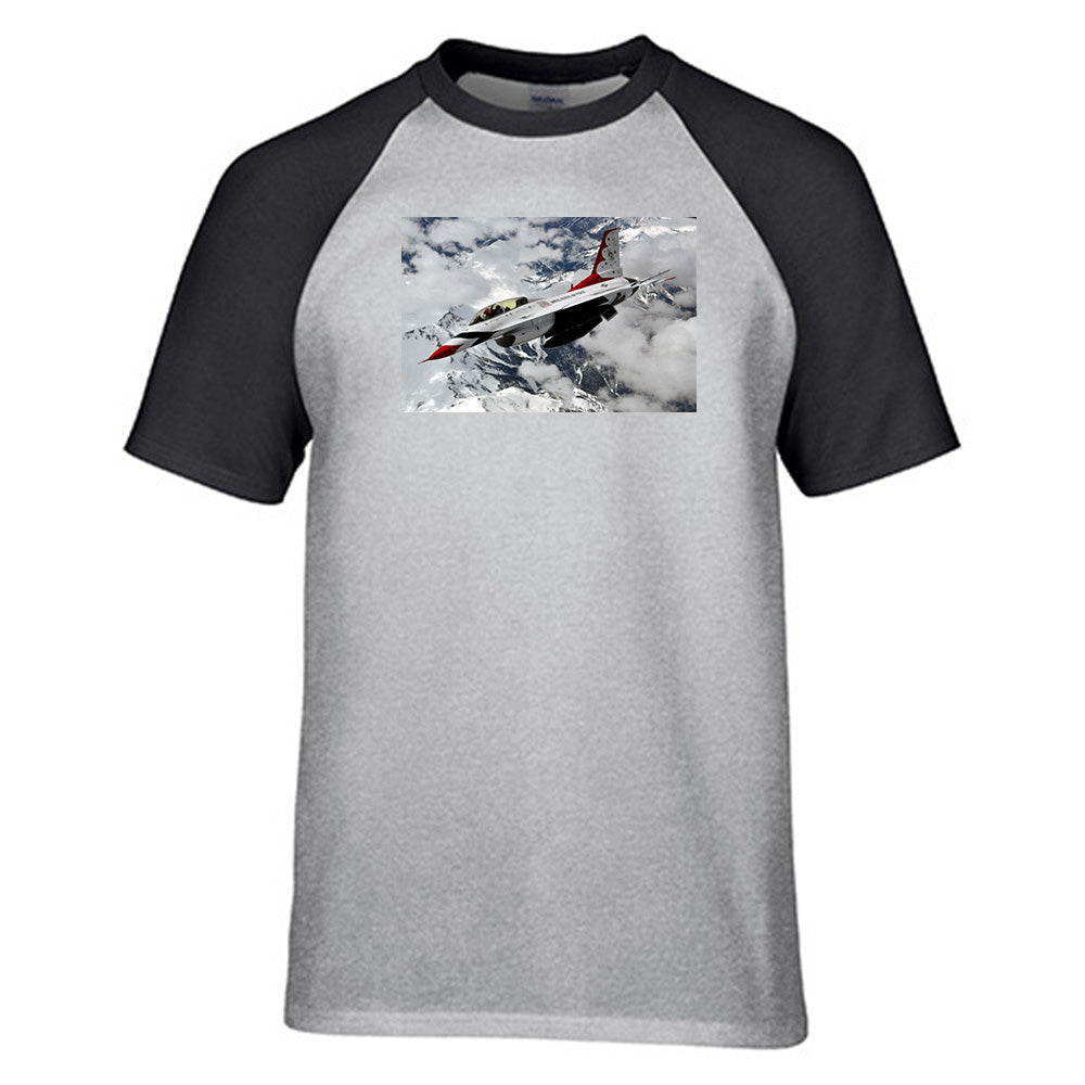 US Air Force Show Fighter Jet 16 Designed Raglan T-Shirts