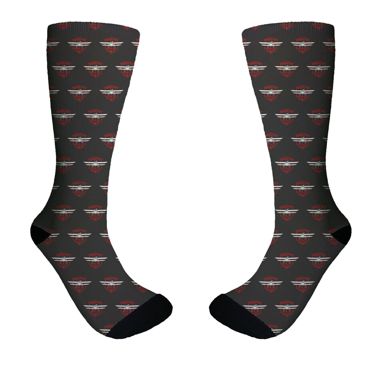Super Born To Fly Designed Socks