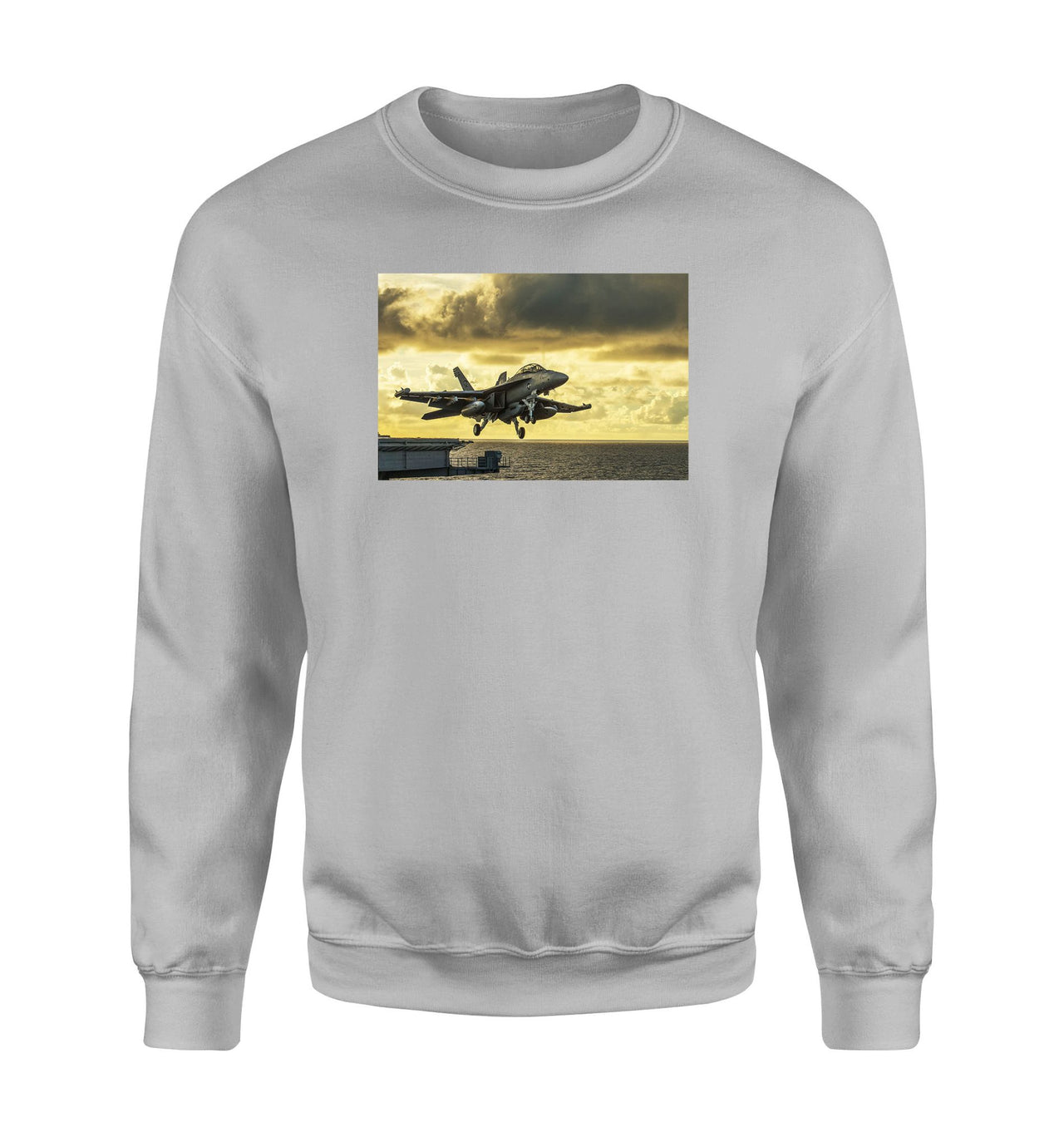 Departing Jet Aircraft Designed Sweatshirts