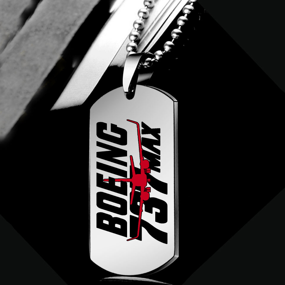 Amazing 737 Max Designed Metal Necklaces