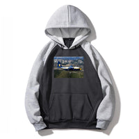 Thumbnail for Amazing View with Blue Angels Aircraft Designed Colourful Hoodies