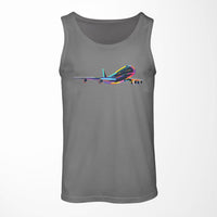 Thumbnail for Multicolor Airplane Designed Tank Tops