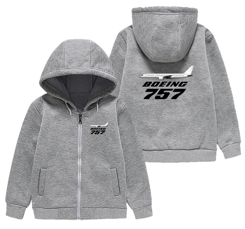 The Boeing 757 Designed "CHILDREN" Zipped Hoodies