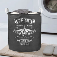 Thumbnail for Jet Fighter - The Sky is Yours Designed Laundry Baskets