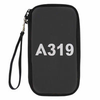 Thumbnail for A319 Flat Text Designed Travel Cases & Wallets