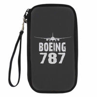 Thumbnail for Boeing 787 & Plane Designed Travel Cases & Wallets