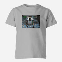 Thumbnail for Airbus A320 Cockpit Designed Children T-Shirts