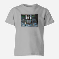 Thumbnail for Airbus A320 Cockpit Designed Children T-Shirts