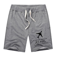 Thumbnail for I Love The Smell Of Jet Fuel In The Morning Designed Cotton Shorts