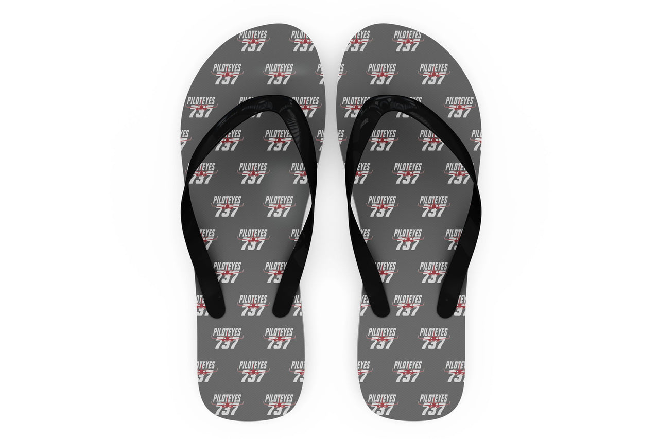 Amazing Piloteyes737 Designed Slippers (Flip Flops)