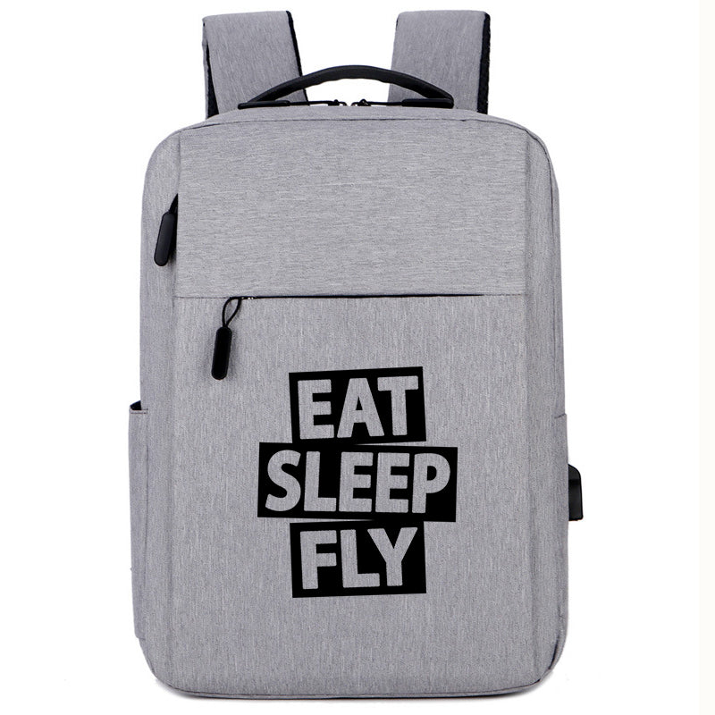 Eat Sleep Fly Designed Super Travel Bags
