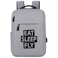 Thumbnail for Eat Sleep Fly Designed Super Travel Bags