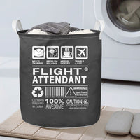 Thumbnail for Flight Attendant Label Designed Laundry Baskets