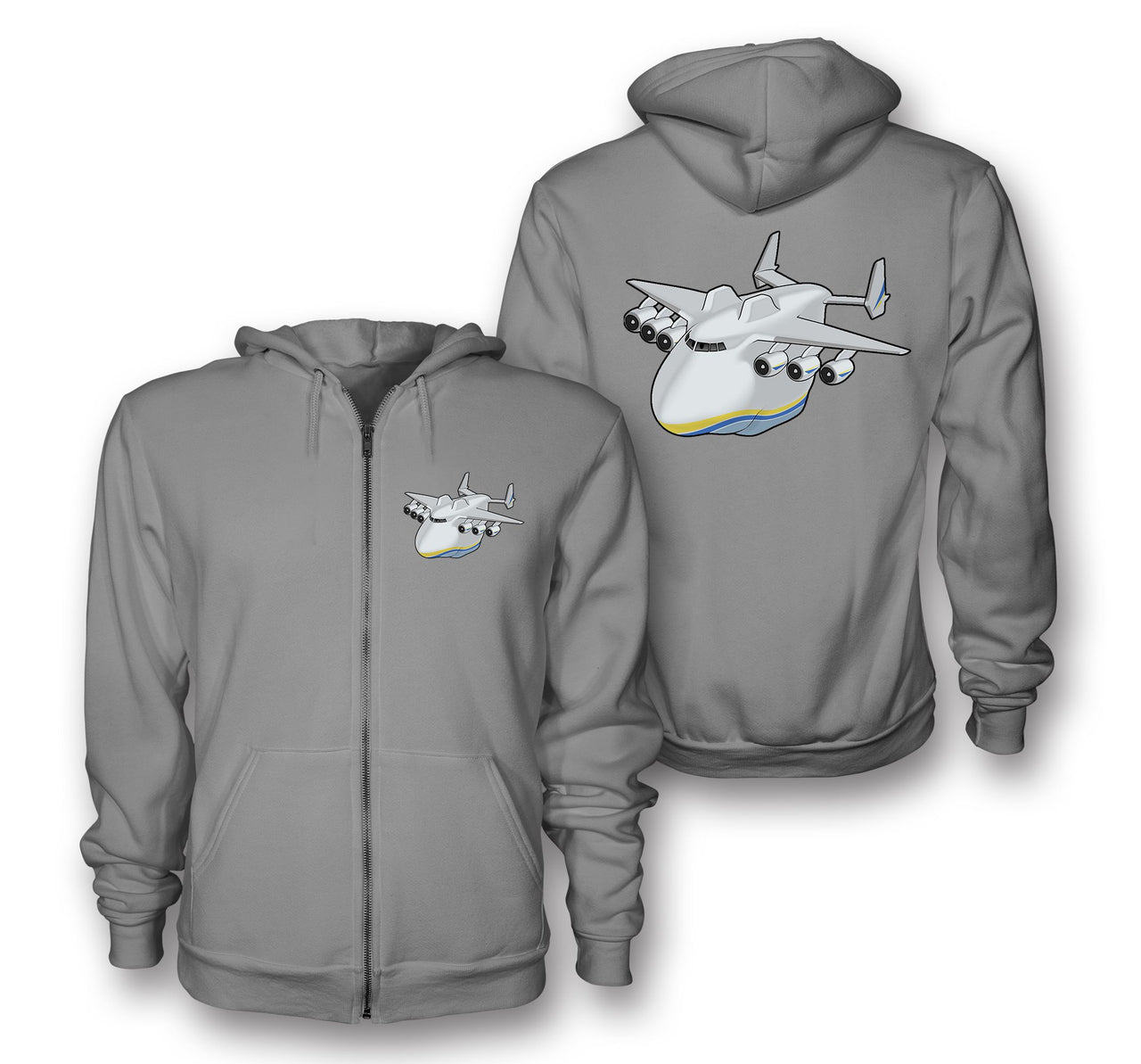 Antonov 225 (2) Designed Zipped Hoodies
