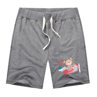 Thumbnail for Little Pilot Designed Cotton Shorts