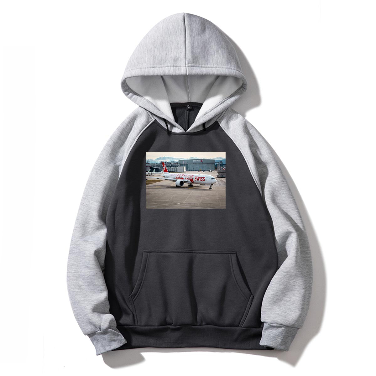 Boeing 777 Swiss Foto Designed Colourful Hoodies