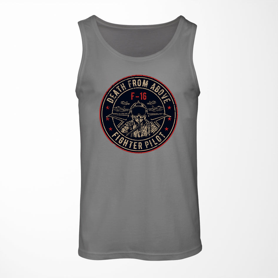 Fighter Jet 16 - Death From Above Designed Tank Tops