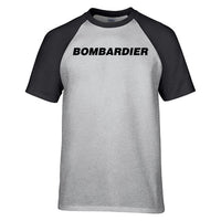 Thumbnail for Bombardier & Text Designed Raglan T-Shirts