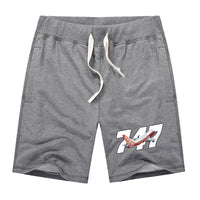 Thumbnail for Super Boeing 747 Intercontinental Designed Cotton Shorts