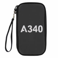 Thumbnail for A340 Flat Text Designed Travel Cases & Wallets
