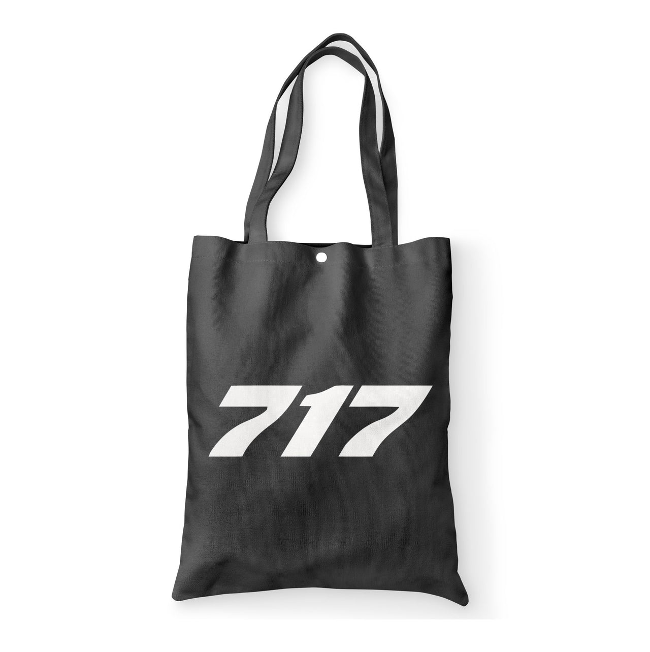 717 Flat Text Designed Tote Bags
