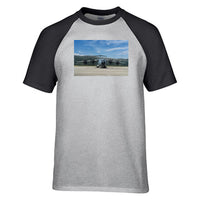 Thumbnail for Face to Face with Airbus A400M Designed Raglan T-Shirts