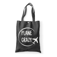 Thumbnail for Plane Crazy Designed Tote Bags